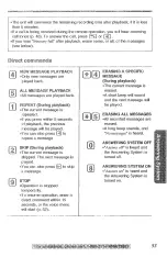 Preview for 53 page of Panasonic KX-TG2382B - 2.4GHz Phone System Operating Instructions Manual