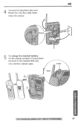 Preview for 59 page of Panasonic KX-TG2382B - 2.4GHz Phone System Operating Instructions Manual