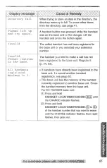 Preview for 65 page of Panasonic KX-TG2382B - 2.4GHz Phone System Operating Instructions Manual