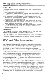 Preview for 72 page of Panasonic KX-TG2382B - 2.4GHz Phone System Operating Instructions Manual