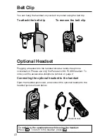 Preview for 12 page of Panasonic KX TG2382PW Operating Instructions Manual