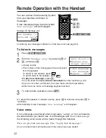 Preview for 52 page of Panasonic KX TG2382PW Operating Instructions Manual