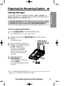 Предварительный просмотр 21 страницы Panasonic KX-TG2383B Operating Instructions Manual