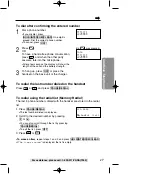 Предварительный просмотр 27 страницы Panasonic KX-TG2383B Operating Instructions Manual