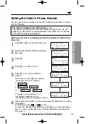 Предварительный просмотр 33 страницы Panasonic KX-TG2383B Operating Instructions Manual