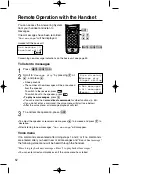 Предварительный просмотр 52 страницы Panasonic KX-TG2383B Operating Instructions Manual