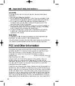 Предварительный просмотр 72 страницы Panasonic KX-TG2383B Operating Instructions Manual