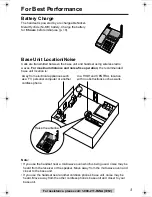 Предварительный просмотр 3 страницы Panasonic KX-TG2386 Operating Instructions Manual