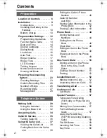 Предварительный просмотр 4 страницы Panasonic KX-TG2386 Operating Instructions Manual