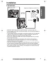 Предварительный просмотр 9 страницы Panasonic KX-TG2386 Operating Instructions Manual