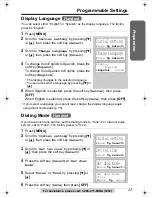 Предварительный просмотр 15 страницы Panasonic KX-TG2386 Operating Instructions Manual