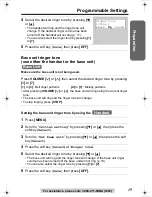 Предварительный просмотр 19 страницы Panasonic KX-TG2386 Operating Instructions Manual