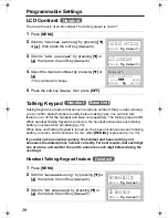 Предварительный просмотр 20 страницы Panasonic KX-TG2386 Operating Instructions Manual