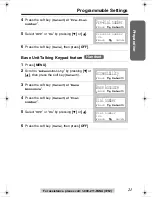 Предварительный просмотр 21 страницы Panasonic KX-TG2386 Operating Instructions Manual