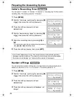 Предварительный просмотр 26 страницы Panasonic KX-TG2386 Operating Instructions Manual