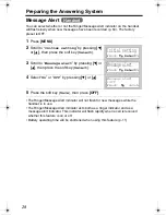 Предварительный просмотр 28 страницы Panasonic KX-TG2386 Operating Instructions Manual