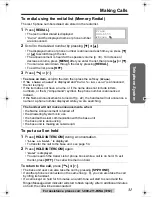 Предварительный просмотр 31 страницы Panasonic KX-TG2386 Operating Instructions Manual