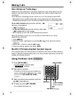 Предварительный просмотр 32 страницы Panasonic KX-TG2386 Operating Instructions Manual