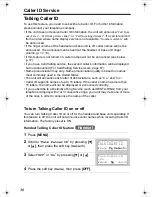 Предварительный просмотр 36 страницы Panasonic KX-TG2386 Operating Instructions Manual