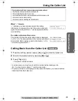 Предварительный просмотр 39 страницы Panasonic KX-TG2386 Operating Instructions Manual