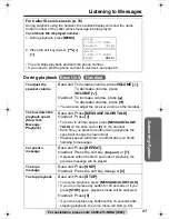 Предварительный просмотр 65 страницы Panasonic KX-TG2386 Operating Instructions Manual