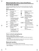 Предварительный просмотр 70 страницы Panasonic KX-TG2386 Operating Instructions Manual