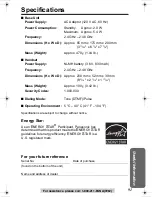 Предварительный просмотр 91 страницы Panasonic KX-TG2386 Operating Instructions Manual