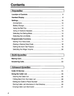 Предварительный просмотр 4 страницы Panasonic KX-TG2397B User Manual