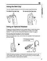 Предварительный просмотр 13 страницы Panasonic KX-TG2397B User Manual