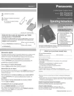 Panasonic KX-TG2401 Operating Instructions Manual preview