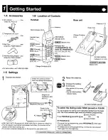 Preview for 2 page of Panasonic KX-TG2401 Operating Instructions Manual