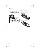 Preview for 8 page of Panasonic KX-TG2411C Operating Instructions Manual