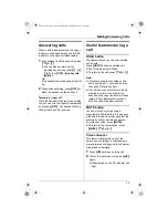 Preview for 13 page of Panasonic KX-TG2411C Operating Instructions Manual