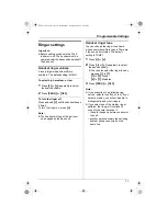 Preview for 17 page of Panasonic KX-TG2411C Operating Instructions Manual