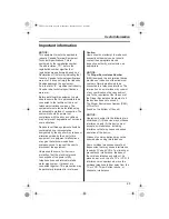 Preview for 23 page of Panasonic KX-TG2411C Operating Instructions Manual