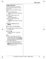 Preview for 23 page of Panasonic KX-TG2420 Operating Instructions Manual