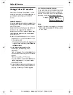 Preview for 24 page of Panasonic KX-TG2420 Operating Instructions Manual