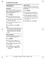 Preview for 32 page of Panasonic KX-TG2420 Operating Instructions Manual