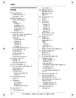 Preview for 52 page of Panasonic KX-TG2420 Operating Instructions Manual