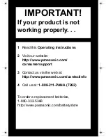 Preview for 53 page of Panasonic KX-TG2420 Operating Instructions Manual