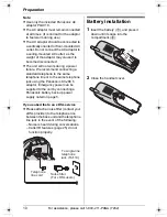 Preview for 10 page of Panasonic KX-TG2421 Operating Instructions Manual