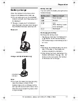 Preview for 11 page of Panasonic KX-TG2421 Operating Instructions Manual