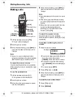 Preview for 16 page of Panasonic KX-TG2421 Operating Instructions Manual