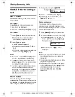 Preview for 18 page of Panasonic KX-TG2421 Operating Instructions Manual