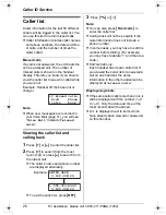 Preview for 26 page of Panasonic KX-TG2421 Operating Instructions Manual