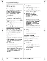 Preview for 38 page of Panasonic KX-TG2421 Operating Instructions Manual