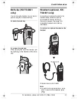 Preview for 41 page of Panasonic KX-TG2421 Operating Instructions Manual