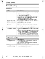 Preview for 46 page of Panasonic KX-TG2421 Operating Instructions Manual