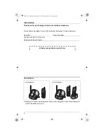 Preview for 4 page of Panasonic KX-TG2421AL Operating Instructions Manual