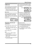 Предварительный просмотр 25 страницы Panasonic KX-TG2421NZ Operating Instructions Manual